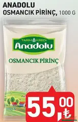 TARIM KREDİ ANADOLU OSMANCIK PİRİNÇ 1 KG TARIM KREDİ ANADOLU OSMANCIK PİRİNÇ 1 KG